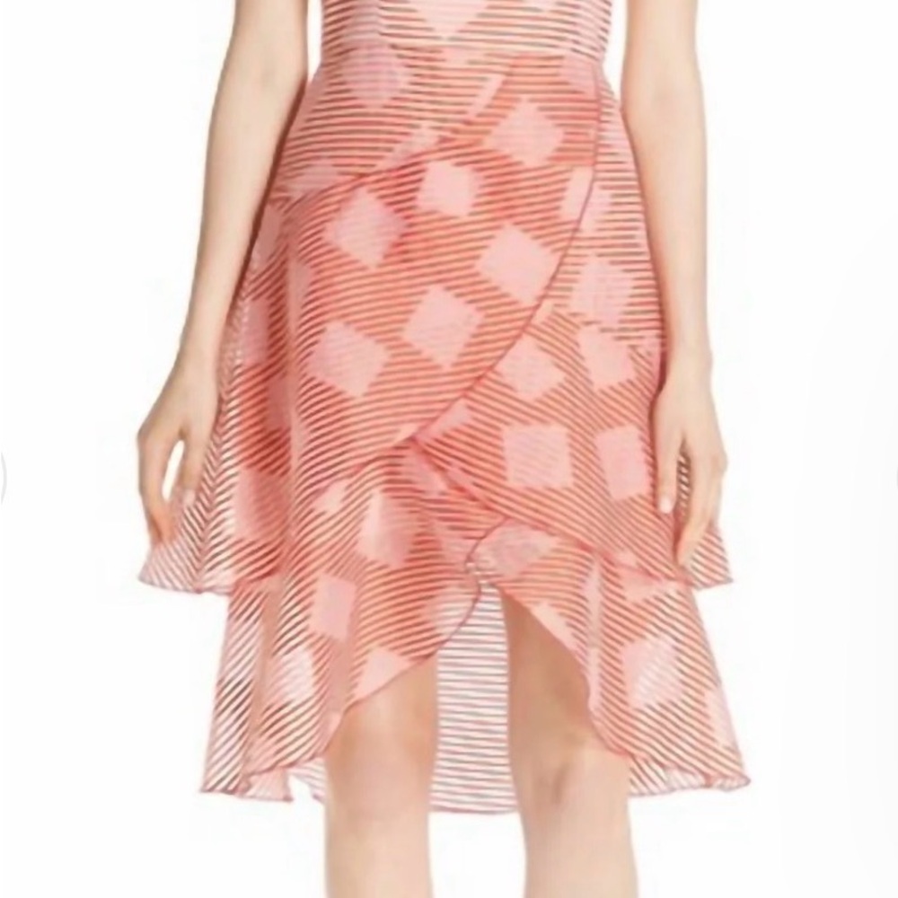 Alice + Olivia Pink Geometric Dress